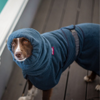 Pomppa Bath Bademantel mit kaputzenartigen Kragen Midnight 70-75