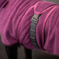 Pomppa Bath Bademantel mit kaputzenartigen Kragen Plum 37-40