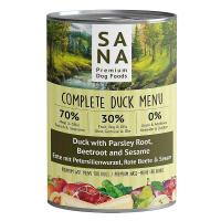 SANA Nass-Menü Ente mit Petersilienwurzel, Rote...