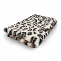 PITUPITA medizinische Hundedecke DryBed MedBed Vet Bed rutschfest Leopard braun/beige S 75x50