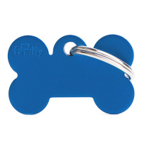 MyFamily Hundemarke Anhänger kleiner Knochen mit Gravur