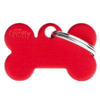 MyFamily Hundemarke Anhänger kleiner Knochen mit Gravur