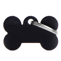 MyFamily Hundemarke Anhänger kleiner Knochen mit Gravur