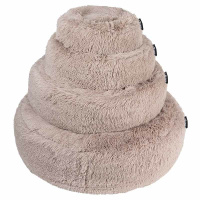 District 70 Fuzz Hundebett Donut rund 2.0 Sand S Ø 45 cm