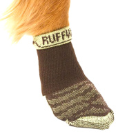 Ruffwear Barkn Boot – Socken für Hunde Earth Brown - braun 6,4cm - 7,0cm