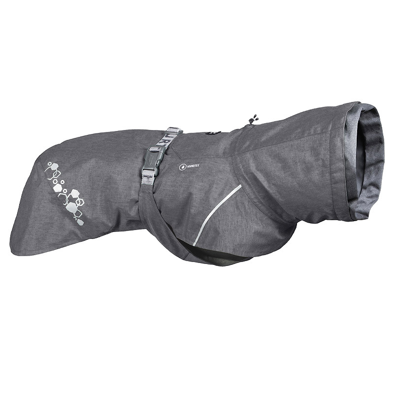 Hurtta Regenmantel Monsoon Coat 2 Hunderegenmantel Blackberry-Grau 45XS