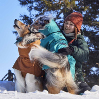 Hurtta Regenmantel Monsoon Coat 2 Hundemantel ECO Blackberry-Grau 45XS