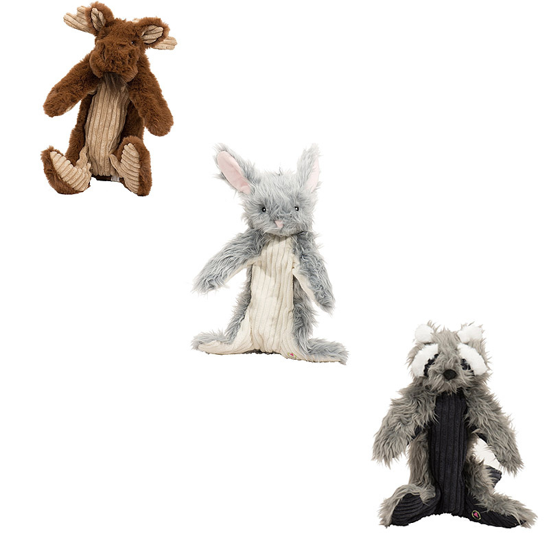 HuggleHounds X-Brace Kollektion Robuste und Kuschelige Spielzeuge