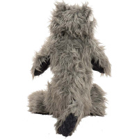 HuggleHounds X-Brace Kollektion Robuste und Kuschelige Spielzeuge WASCHBÄR