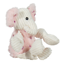 HuggleHounds Valentina Elefant Knottie Kuscheliges Spielzeug für deinen Hund S