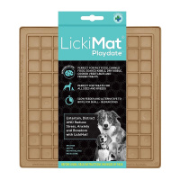 LickiMat PLAYDATE Schleckmatte Leckmatte 20x20cm COFFEE KAFFEE
