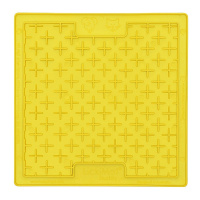 LickiMat BUDDY Schleckmatte Leckmatte 20x20cm GELB