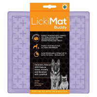 LickiMat BUDDY Schleckmatte Leckmatte 20x20cm LAVENDER LAVENDEL