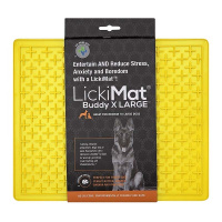LickiMat BUDDY SchleckmatteLeckmatte groß 30,5x25,5cm GELB
