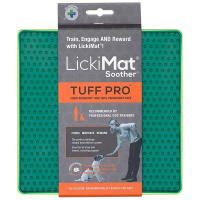 LickiMat SOOTHER PRO TUFF Schleckmatte Leckmatte 20x20cm GRÜN
