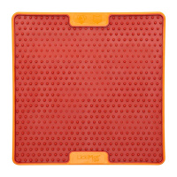 LickiMat SOOTHER PRO TUFF Schleckmatte Leckmatte 20x20cm ORANGE