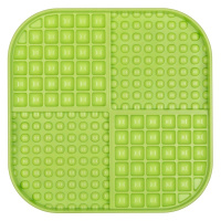 LickiMat SLOMO Schleckmatte Leckmatte 30x30cm XL GRÜN