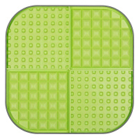 LickiMat SLOMO Schleckmatte Leckmatte 30x30cm XL GRÜN
