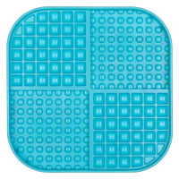 LickiMat SLOMO Schleckmatte Leckmatte 30x30cm XL TÜRKIS