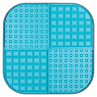 LickiMat SLOMO Schleckmatte Leckmatte 30x30cm XL TÜRKIS