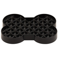 LickiMat MINI SLODOG Schleckmatte Leckmatte 25x19cm SCHWARZ