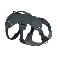 Ruffwear Web Master Sicherheitsgeschirr mit Griff Basalt Gray -grau XXS | 33-43cm