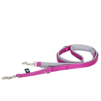 AnnyX Führleine verstellbar Bolt FUN grau-pink Middle