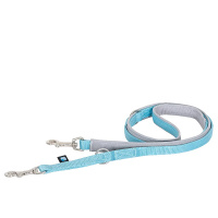 AnnyX Führleine verstellbar Bolt FUN grau-eisblau Middle