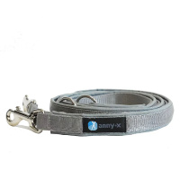 AnnyX Führleine verstellbar Bolt FUN grau-silber Classic