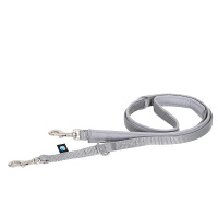 AnnyX Führleine verstellbar Bolt FUN grau-silber Middle