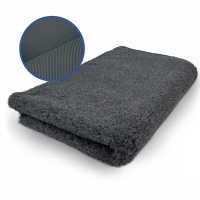 PITUPITA medizinisches Hundebett Vet Bed Antirutsch Hundematte Extra dick Anthrazit M 100x75
