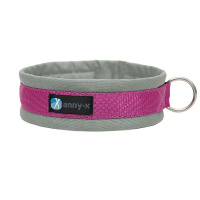 AnnyX Steck Halsband Fun grau pink 5