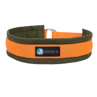 AnnyX Zugstopp Halsband Fun oliv orange 3