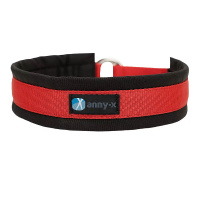 AnnyX Zugstopp Halsband Fun schwarz rot 5