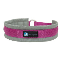 AnnyX Zugstopp Halsband Fun grau pink 7