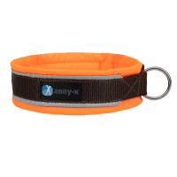 AnnyX Steckhalsband Protect leuchtorange braun 6