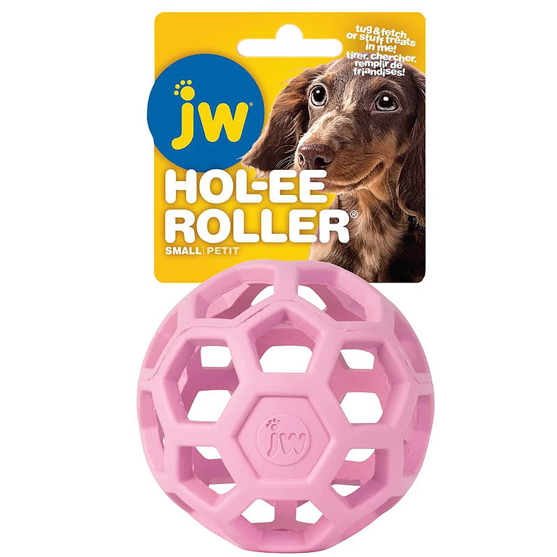 JW Hol-EE Ball Roller Gitterball Pink S