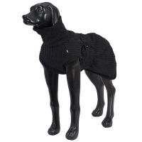 Rukka Pets AALTO Bademantel aus BIO-Baumwolle für Hunde schwarz M