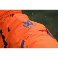 Non-stop Dogwear FJORD Overall Regenmantel mit Beinen orange-schwarz 70