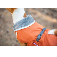 Pomppa Kevyt gefütterter Regenmantel mit Geschirröffnung NEUE Ausführung Rust 52