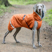 Pomppa Toppa Wintermantel mit Geschirröffnung Rust 34