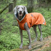 Pomppa Toppa Wintermantel mit Geschirröffnung Rust 60