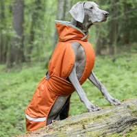 Pomppa Toppa Wintermantel mit Geschirröffnung Rust 60