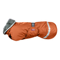 Pomppa Toppa Wintermantel mit Geschirröffnung Rust 65