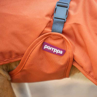 Pomppa Perus Allwetter-Mantel Wintermantel mit Geschirröffnung NEUE Ausführung Rust 48