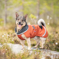 Pomppa Perus Allwetter-Mantel Wintermantel mit Geschirröffnung NEUE Ausführung Rust 60