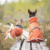 Pomppa Perus Allwetter-Mantel Wintermantel mit Geschirröffnung NEUE Ausführung Rust 70