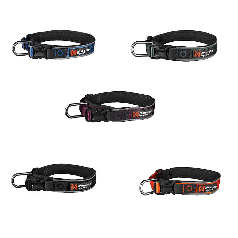 Non-stop dogwear Roam Halsband gepolstert und verstellbar Gesamtübersicht