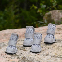 RUKKA Pets Schuhe Sommerschuhe LIGHT PATH  hellgrau 4er Pack 6 | 73 mm