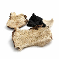Rinderkopfhaut Platten mit Fell schonend getrocknet 500g